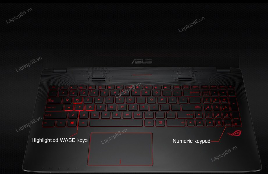 Laptop cũ Asus GL552VX (Core i7 6700HQ, RAM 8GB DDR4, VGA 4GB NVidia Geforce GTX 950M, HDD 1TB, LCD 15.6" FullHD)1