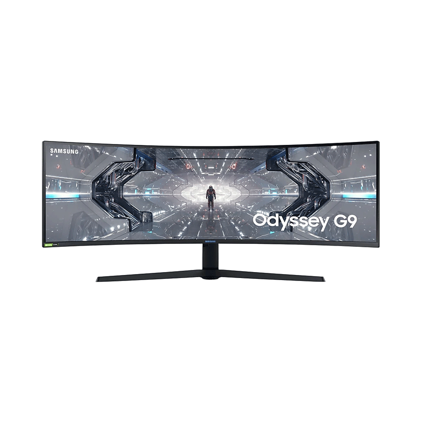 Màn hình Samsung 49 Inch Odyssey G9 LC49G95TSSEXXV (49 inch/DualQHD/240Hz/420nits/HDMI+DP+USB+Audio/G-Sync/Cong) Mới
