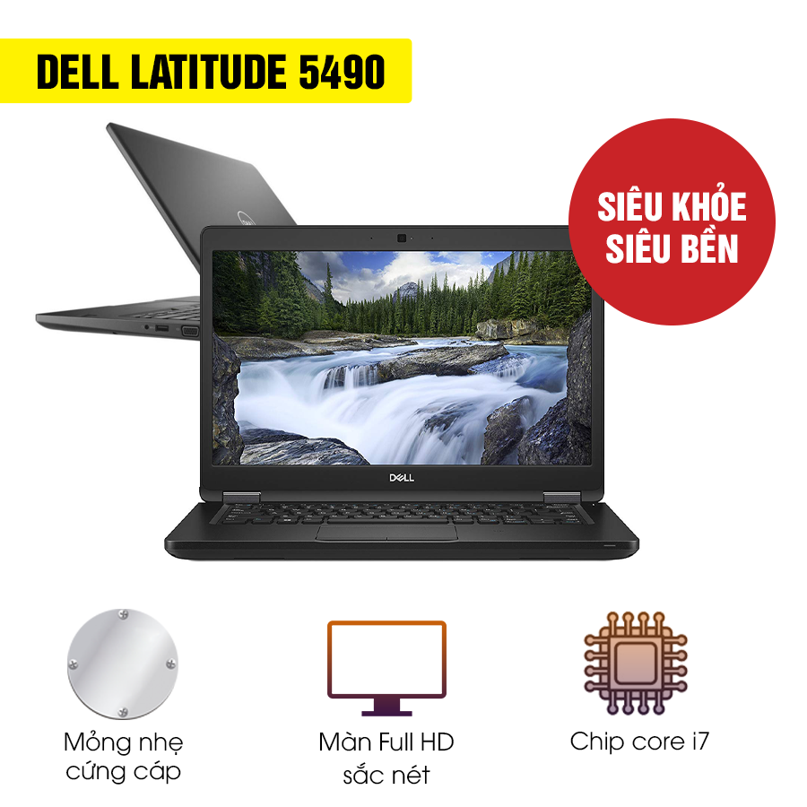 Laptop Cũ Dell Latitude 5490 - Intel Core i7