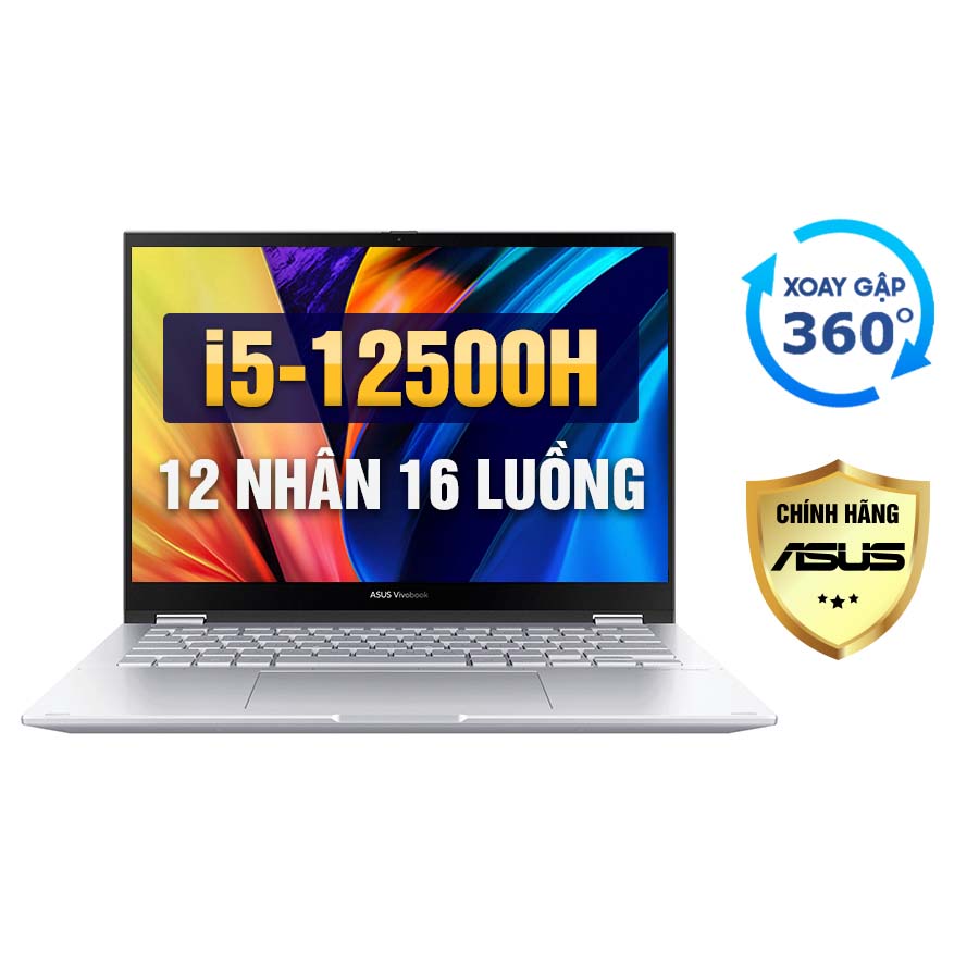 [New 100%] Laptop Asus Vivobook S 14 Flip TP3402ZA-LZ159W - Intel Core i5 - 12500H | 8GB | 512GB | 14 Inch WUGA