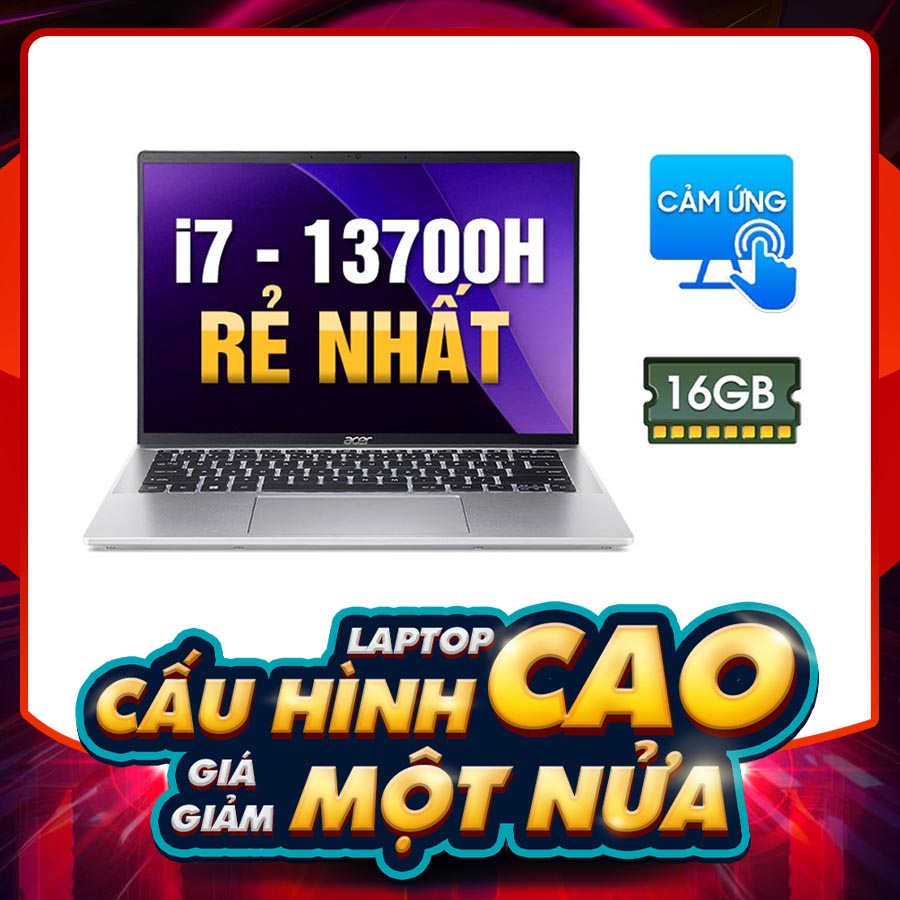 [New Outlet] Laptop Acer Swift Go 14 SFG14-71T-78CH-NXKF5AA002 - Intel Core i7-13700H | RAM 16GB | 14 inch WUXGA Touch