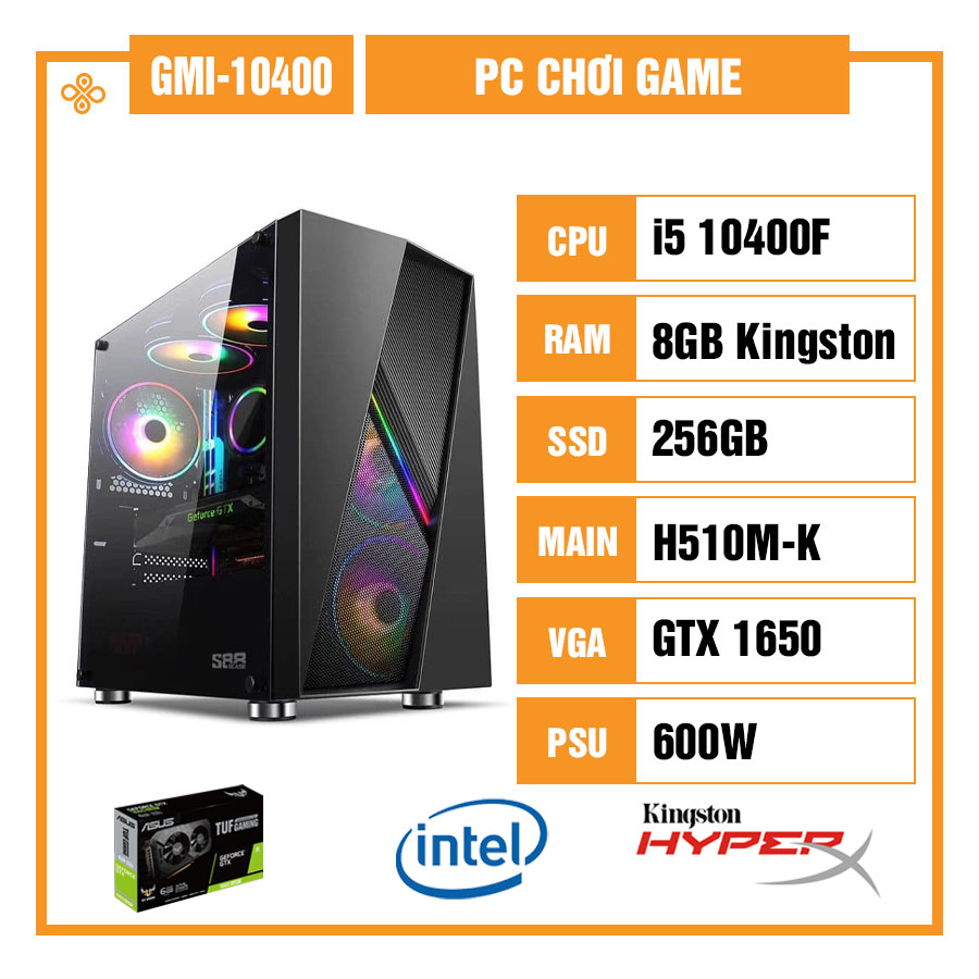 [New 100%] PC Gaming Intel Core i5-10400 | GTX 1650