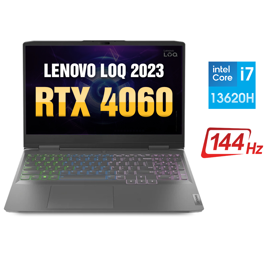 [New Outlet] Laptop Lenovo LOQ 15IRH8 82XV00D5VN - Intel Core i7-13620H | RTX 4060 | 15.6 inch Full HD 144Hz