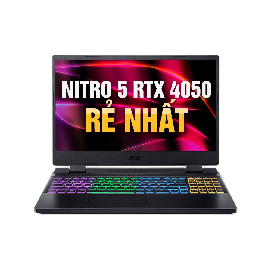 [New Outlet] Laptop Acer Nitro 5 AN515-58-56CH-NHQLZAA.001 - Intel Core i5-12500H | Nvidia RTX 4050 | 15.6 Inch Full HD 144Hz