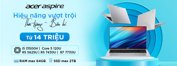 Acer Aspire Bền Đẹp - Nâng Cấp Tốt Từ 14 Triệu