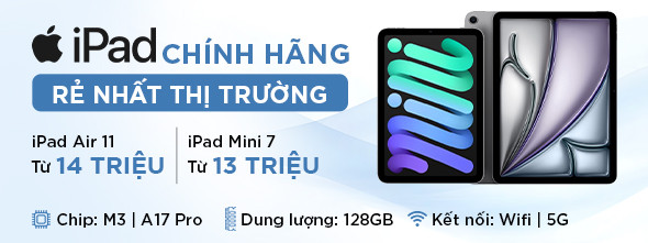 iPad CHÍNH HÃNG Mới 100% Chỉ từ 13 Triệu