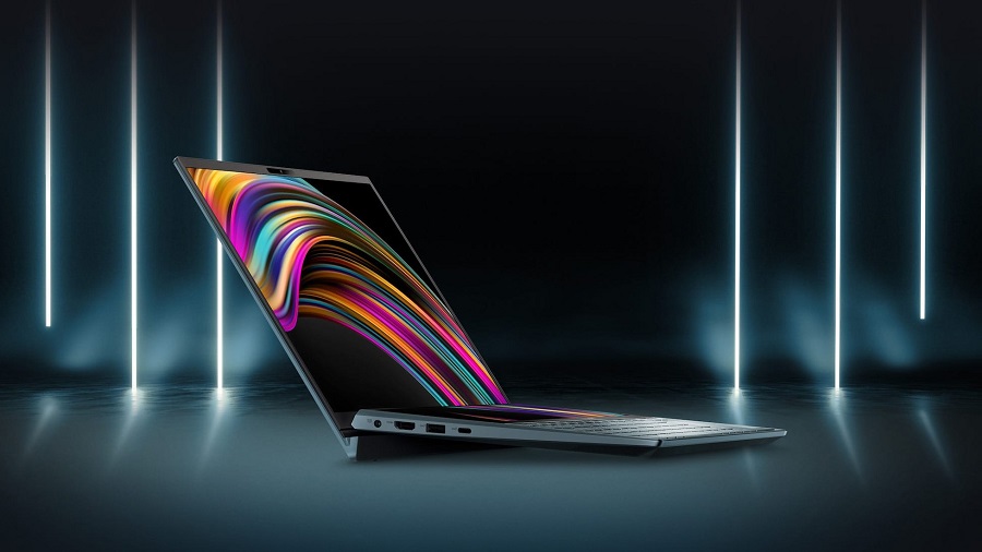 A wallpaper for the Asus Tuf Dash series laptop in a 16:9 ratio |  Wallpapers.ai