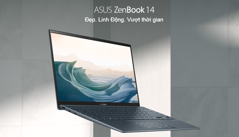 Laptop asus zenbook 14 - Trải nghiệm tối ưu nhất cho công việc của bạn