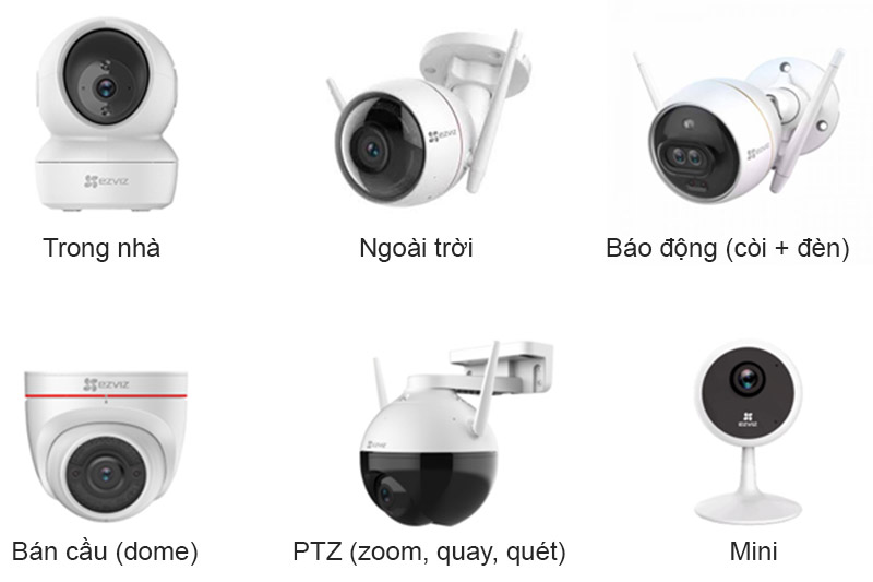 Phân loại các dòng camera Ezviz phổ biến mà nhiều người chưa biết