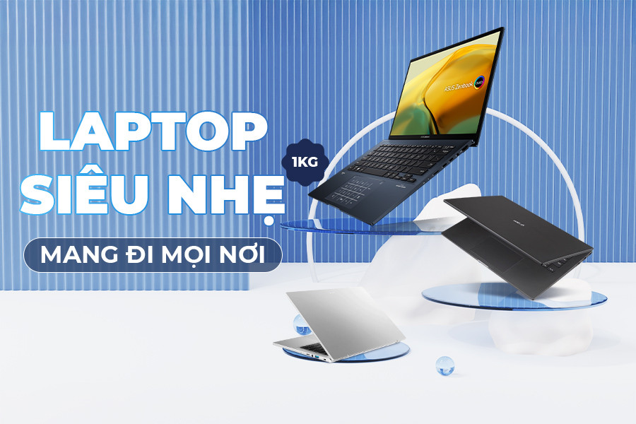 List laptop nhẹ đáng mua 2025 cho người thường xuyên phải di chuyển