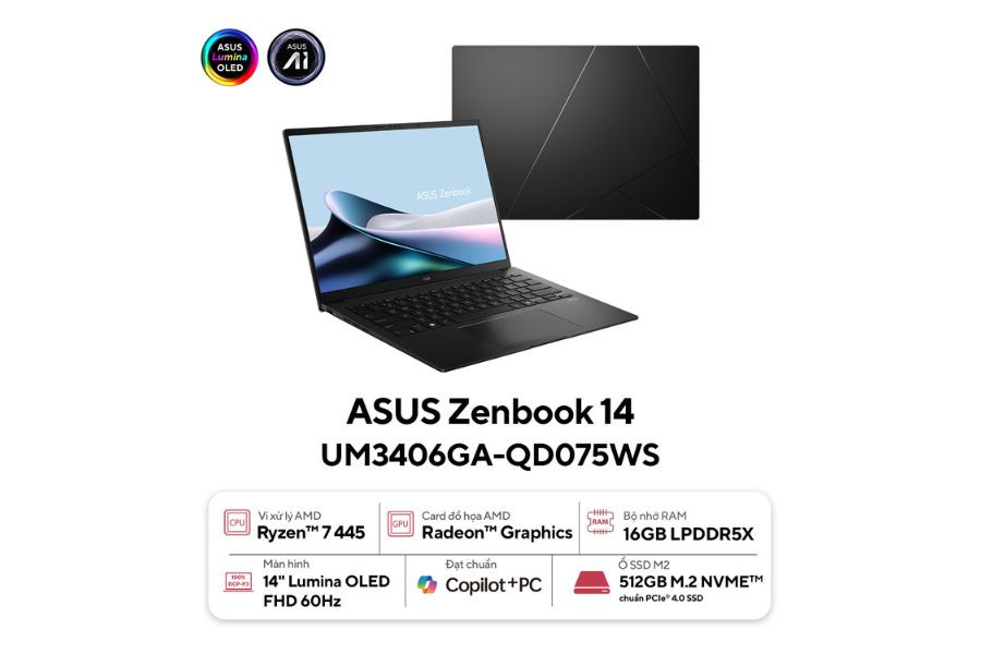 ASUS ra mắt Zenbook 14 tại Việt Nam: Thế hệ Zenbook mỏng nhẹ mới với pin lâu