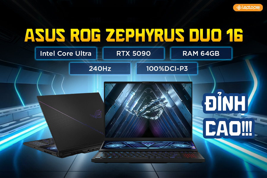 Review ASUS ROG Zephyrus Duo 16 - Laptop 2 Màn Hình Gaming Đỉnh Cao 2026