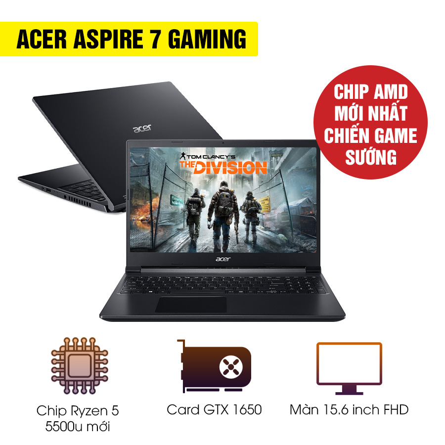 Laptop gaming Acer Aspire 7 - Laptop gaming hiệu năng mạnh mẽ với giá chỉ 17 triệu đồng