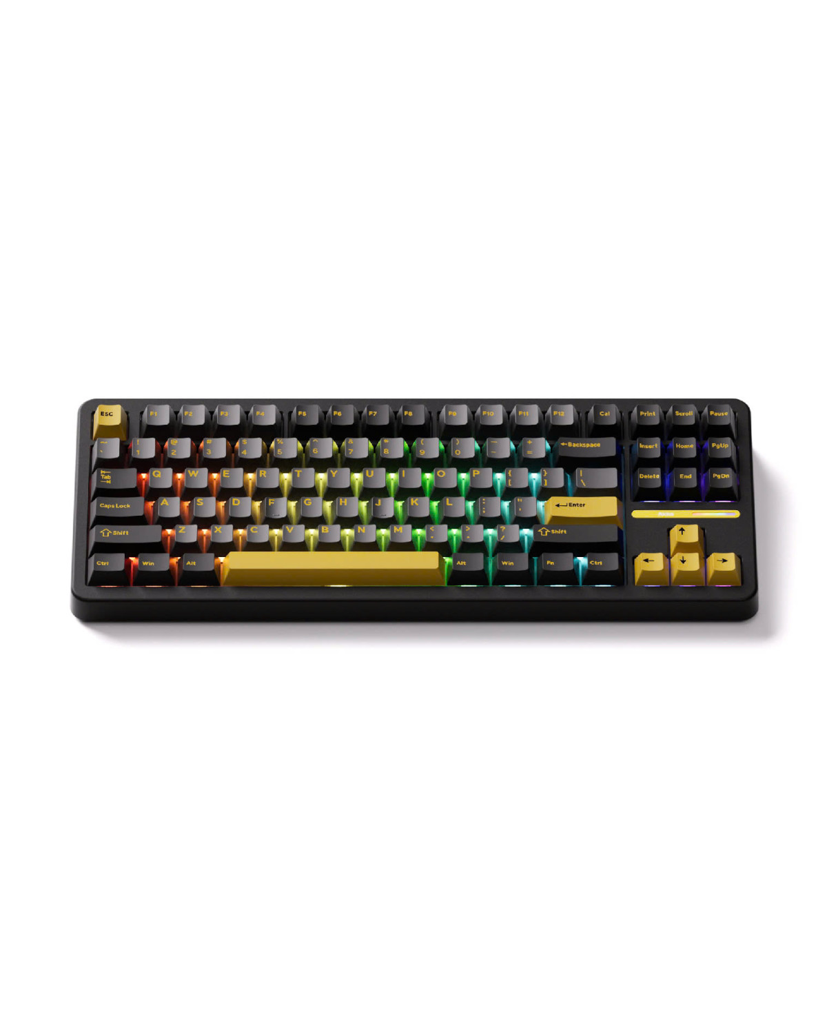 [New 100%] Bàn Phím Cơ AKKO TAC87 Black&Gold ( RGB / Hotswap / USB-C)