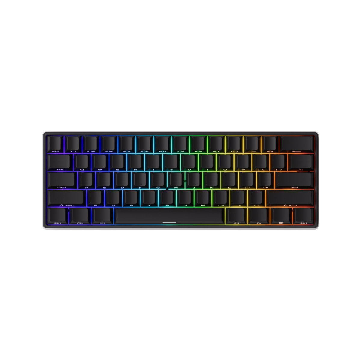 [New 100%] Bàn Phím Cơ AKKO MonsGeek FUN60 Max SP Black Akko Glare Magnetic Switches