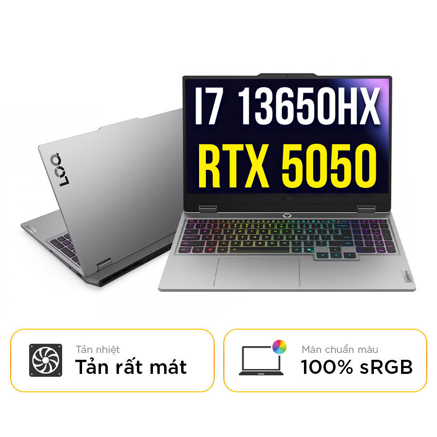 [New 100%] Laptop Lenovo LOQ 15IRX10 83JE00PEVN - Intel i7 13650HX | RTX 5050 | 15.6 Inch 144Hz