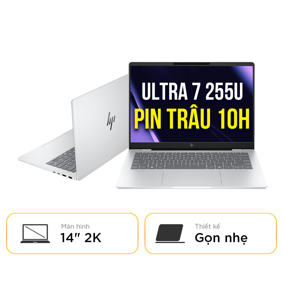 [New 100%] Laptop HP OmniBook 7 14-fr0027TU C1MN1PA - Ultra 7 255U | 16GB  | 14 Inch 2K 