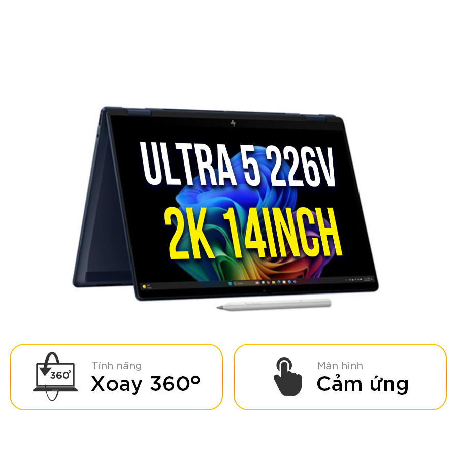 [New Outlet] Laptop HP OmniBook X Flip 14-fm0088TU - Ultra 5 226V | 16GB | 512GB | 14 Inch 2K 