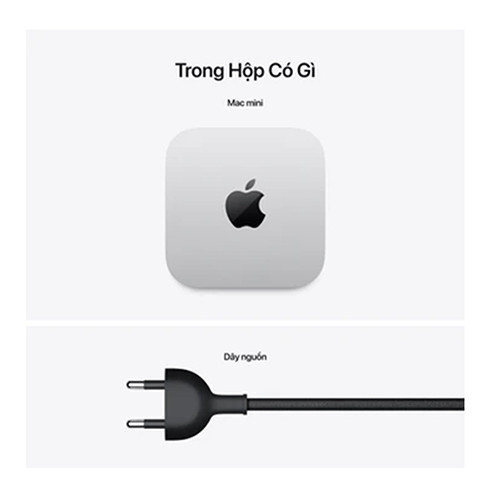 [Mới 100%] Mac Mini M4 2024 10-CPU 10-GPU 16GB 512GB MU9E3SA/A - Chính hãng Apple Việt Nam
