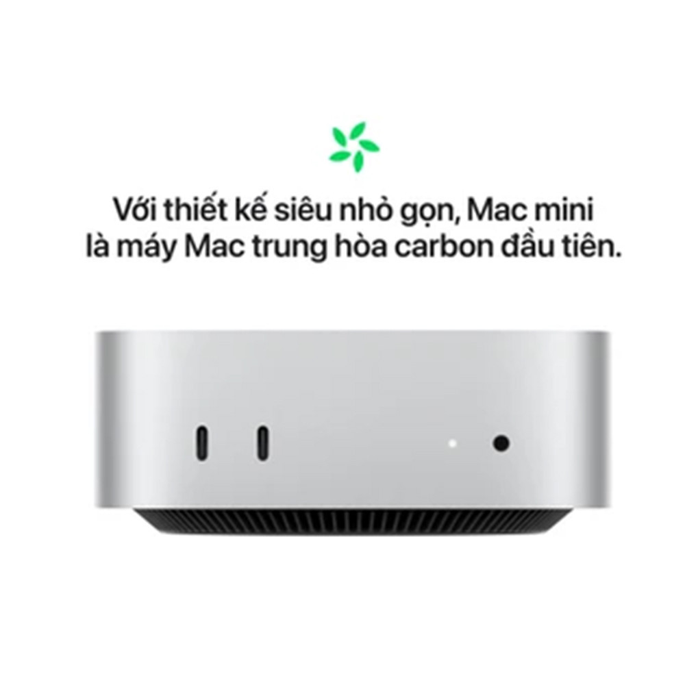 [Mới 100%] Mac Mini M4 2024 10-CPU 10-GPU 16GB 512GB MU9E3SA/A - Chính hãng Apple Việt Nam