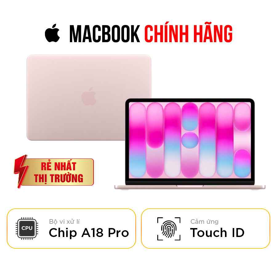 [New 100%] Macbook Neo 2026 -  Chip A18 Pro - 6 core CPU | 5 core GPU | RAM 8GB | SSD 512GB |13 Inch Liquid Retina 