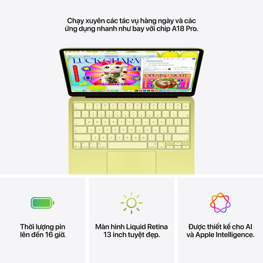 [New 100%] Macbook Neo 2026 -  Chip A18 Pro - 6 core CPU | 5 core GPU | RAM 8GB | SSD 512GB |13 Inch Liquid Retina 
