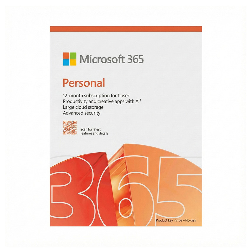 Phần mềm Office Microsoft 365 Personal EP2-32409 Key vật lý (1 người/ 5 thiết bị/ 12 tháng)