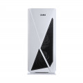 Vỏ case gaming SAMA JAZOVO Plus XII White (Mid tower, kính cường lực, sẵn 3 fan RGB 12cm)