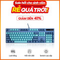 [New 100%] Bàn phím có dây RAPOO V500 Pro Cyan Blue Switch 19883 Mới (Bàn phím cơ)