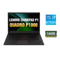Laptop Cũ Lenovo Thinkpad P1 Gen 1 - Intel Core i7 8750H | 16GB | NVIDIA Quadro P1000 | 15.6 Inch Full HD 