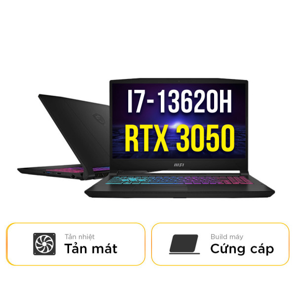 [New 100%] Laptop MSI Katana 15 B13UDXK-2411VN - Intel Core i7-13620H | RTX 3050 | 15.6 inch Full HD 144Hz