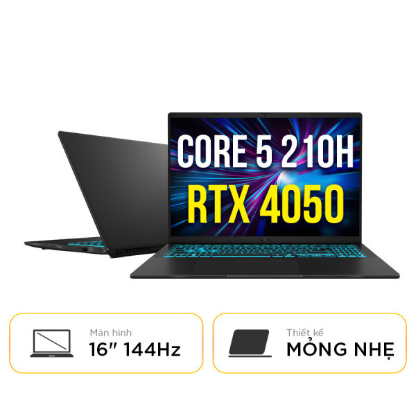 [New 100%] Laptop Asus Gaming V16 V3607VU-RP343W - Core 5 210H | RTX 4050 6GB | 16 Inch 144Hz