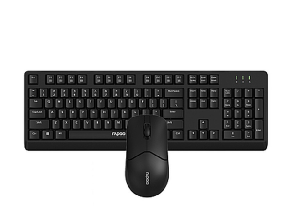 [New 100%] Bộ phím chuột không dây RAPOO X1500 Black 13075