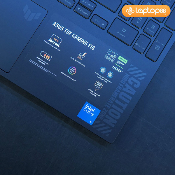 [New 100%] Laptop Gaming Asus TUF F16 FX607VU-RL045W - Intel Core 5 210H | RTX 4050 | 16 Inch 144Hz