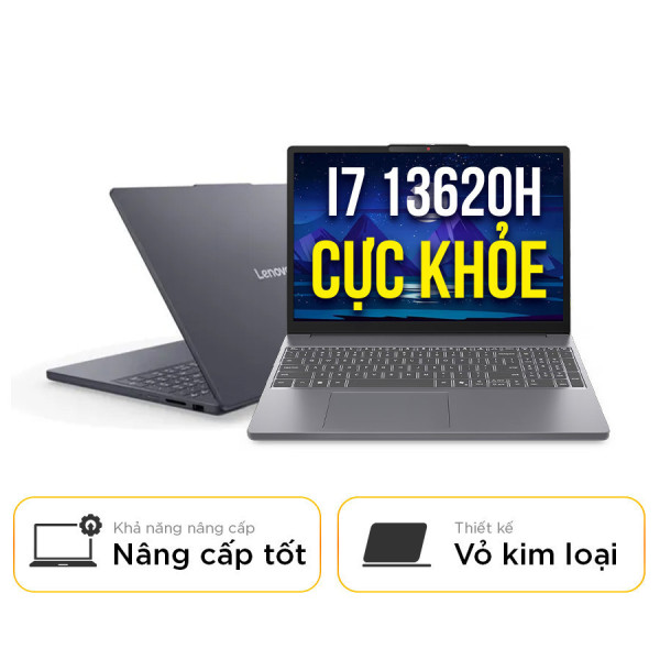 [New 100%] Laptop Lenovo IdeaPad Slim 3 15IRH10 83K1000JVN - Intel Core i7 13620H | 15.3 Inch WUXGA 