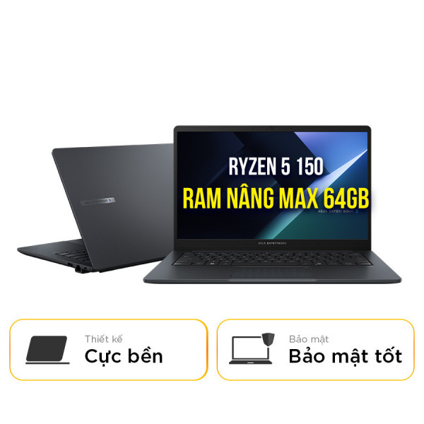 [New 100%] Laptop Asus ExpertBook BM1 BM1403CDA-S61611W  - AMD Ryzen 5 150 | RAM 16GB | 14 Inch Full HD