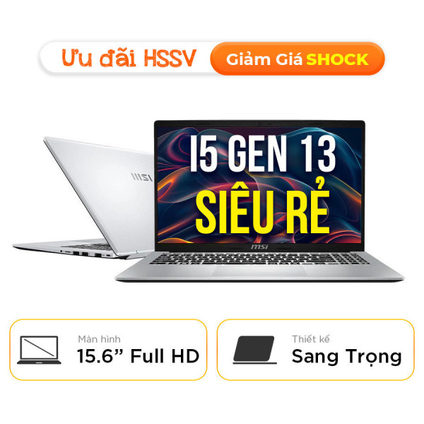 [New 100%] Laptop MSI Modern 15 F13MG 667VN- Intel Core i5-1334U | 15.6 inch Full HD 
