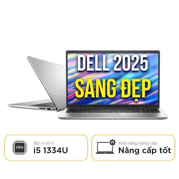 [New 100%] Laptop Dell 15 DC15250 2025 I5U165W11SLU - Intel Core i5 1334U | 15.6 Inch Full HD 