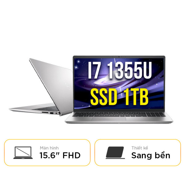 [New 100%] Laptop Dell 15 DC15250-i7U161W11SLU - Intel Core i7 1355U | 16GB | 1TB | 15.6 Inch Full HD 
