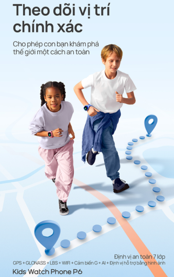 [New 100%] Đồng hồ định vị trẻ em Mibro P6 XPSWP004 - Chống Nước