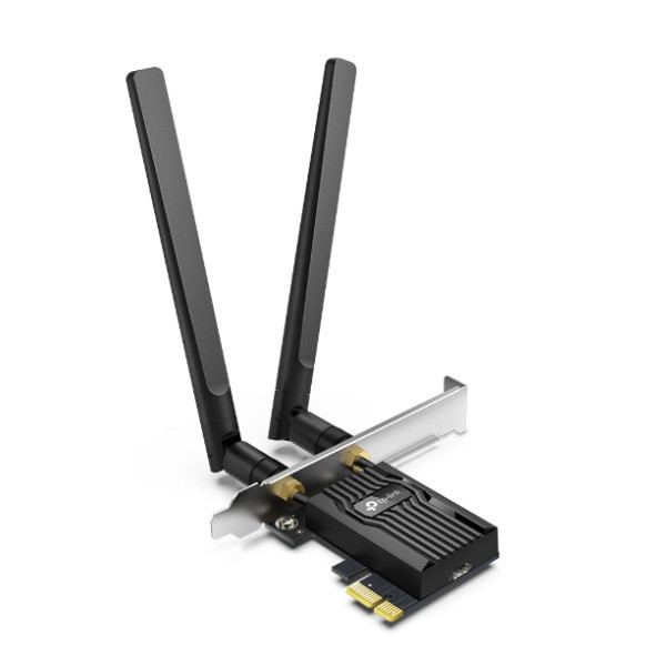 [New 100%] Card Mạng Không Dây TP-Link TP-Link PCI-E Archer TX55E (Chuẩn AX/ AX3000Mbps/ 2 Ăng-ten ngoài/ Bluetooth)