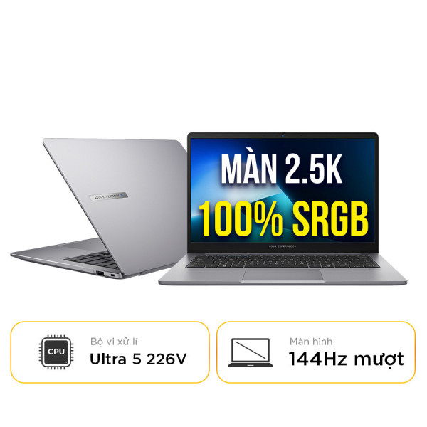 [New 100%] Laptop Asus ExpertBook P5 P5405CSA-NZ0016W - Intel Ultra 5 226V | 14 inch WQXGA