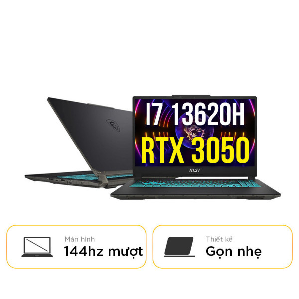 [New 100%] MSI Cyborg 15 A13UC-2082VN - Intel Core i7 13620H | RTX 3050 4GB | 15.6 FHD IPS 144Hz