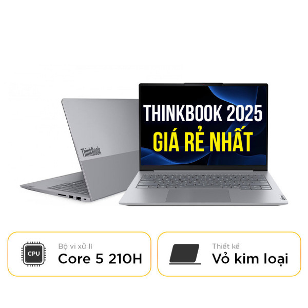 [New 100%] Laptop Lenovo ThinkBook 14 Gen 8 IRL 21SG007MVA - Intel Core 5 210H | 16GB | 512GB | 14 Inch WUXGA
