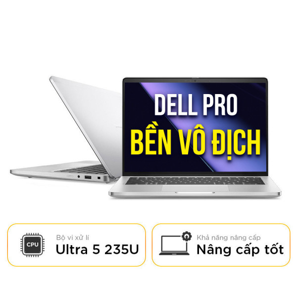 [New 100%] Laptop Dell Pro 14 Plus PB14250-235U-16512W 2025 - Ultra 5 235U | 16GB | 512GB | 14 Inch Full HD+