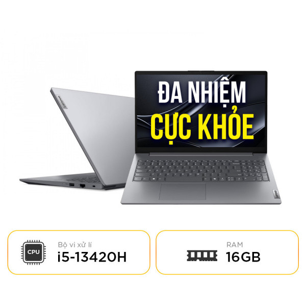 [New 100%] Laptop Lenovo V15 G5 IRL 83HF00BRVA / 83HF00BSVA - Intel Core i5-13420H | SSD 512GB | 15.6 Inch Full HD