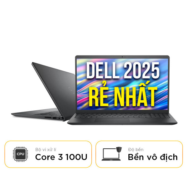 [New 100%] Laptop Dell 15 DC15250 - Intel Core 3 100U | 15.6 Inch Full HD 