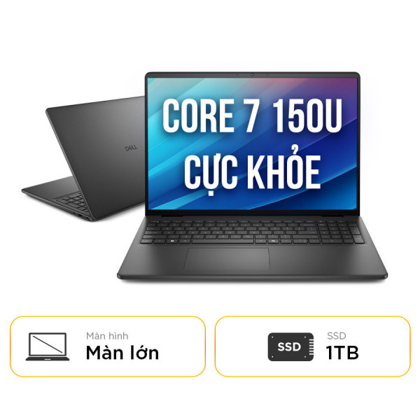 [New 100%] Laptop Dell 16 DC16250 C7U161W11BLU - Intel Core 7 150U | 16GB | 16 Inch Full HD+ 