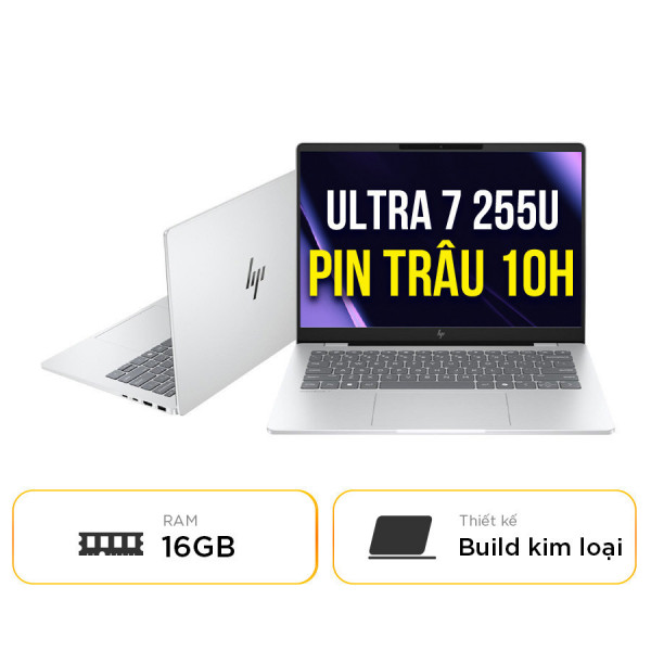 [New 100%] Laptop HP OmniBook 7 14-fr0027TU C1MN1PA - Ultra 7 255U | 16GB  | 14 Inch Full HD+