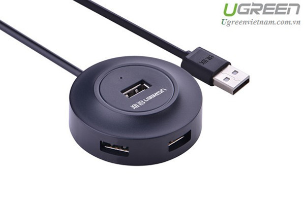 [Mới 100%] Bộ chia 4 cổng USB 2.0 Ugreen 20277